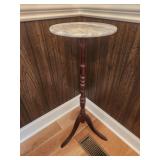 Vintage Marble Top Side Table 35