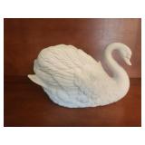 Vintage Swan Ceramic Planter