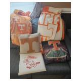 UT Blanket, Snuggie, Seat Cushion, and 2 Pillows