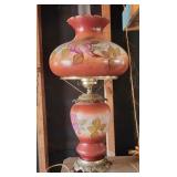 Vtg.. Gone With The Wind Style Parlor Lamp