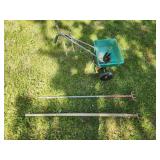 Seed Sower and 2 Garden Forks