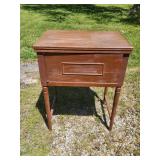 Vintage Sewing Machine Cabinet 24