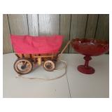 Tear Drop Bowl, and a Wagon Lamp