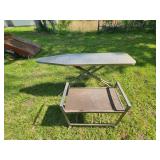 Vintage Ironing Board and Cart
