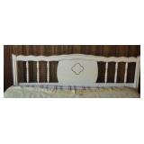Vtg. Dixie French Headboard/Footboard/Rails