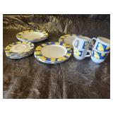 Floral Dish 19pc. Set