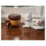Squirrel Planter/Cat Planter