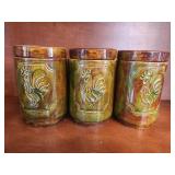 Vintage Rooster Drip Ceramic Shakers