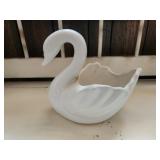Hull Pottery Single Swan Planter
