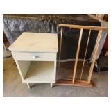 Vintage Nightstand and Clothes Rack