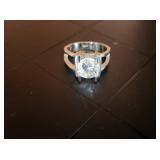Silver Tone Costume Jewelry Ring