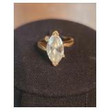Gold Tone Costume Jewelry Ring
