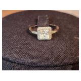 Silver Tone Costume Jewelry Ring