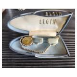 Vintage Elgin Ladies Pocket Watch w/Case