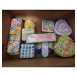 Drawer Assortment of Decorative Tins