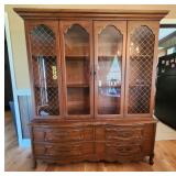 Wood Lattice China Cabinet 65