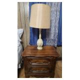 Night Stand with Lamp