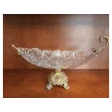 Glass Sawtooth Cut Bowl