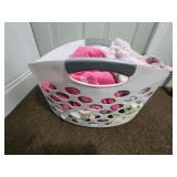 Basket of Assorted Bath Towels