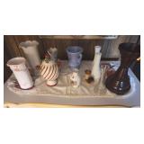 Assortment of Vases and Candleholders