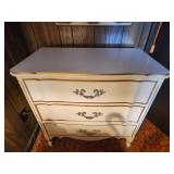 Vintage Dixie French Provincial Chest of 3 Drawers