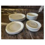 Chromatics Blue Stoneware 23pc. Set