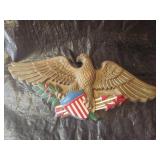 Vintage Syroco Bald Eagle Wall Plaque 31