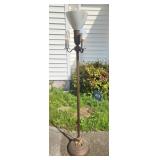 Vintage Art Deco Torchiere Floor Lamp