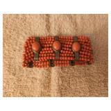 Coral Beaded Bracelet