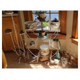 Plant Stands & Planters w/ Plants