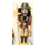 14.5" Tall Christian Ulbricht Wooden Nutcracker