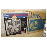 20" 3 Speed Vintage Box Fans