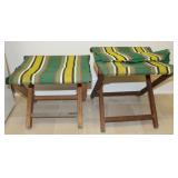 Vintage Folding Camping Chairs