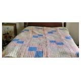 Block Queen Yankee Stitch Quilt