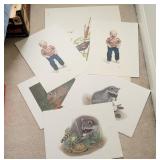 Prints of Wild Creatures-Webb Garrison