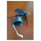 Cast Iron Moose Bell w/ Mount