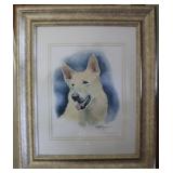 Signed D. Rogers No.86 Water Color Print Framed