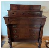 Mahogany 4 Drawer Chest