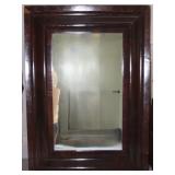 Antique Wooden Wall Hanging Mirror (Damaged)