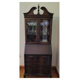 Queen Anne Mahogany Secretary
