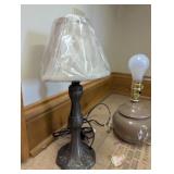 Hand Painted Lamp & Metal Lamp