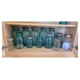 Blue Ball Mason Jars w/ Zinc Lids