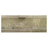 Collection of Clear Glass- Matching Vases