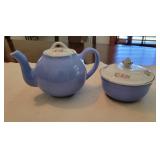 Tea Pot & Sugar Bowl