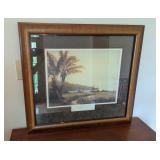 Framed Print "Coconut Trees By The Sea"