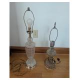 2 Crystal Lamps