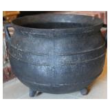 Vintage Cast Iron Footed Cauldron
