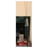 Collection of Fishing Poles & Tackle Box