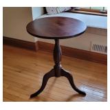 Mahogany Three Leg Pedestal Table