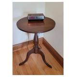 Mahogany Three Leg Pedestal Table